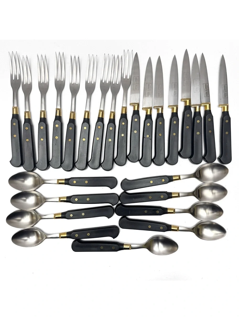 Vintage Imperial Granny's Stainless Steel Mixed Lot of 26 Flatware Pieces